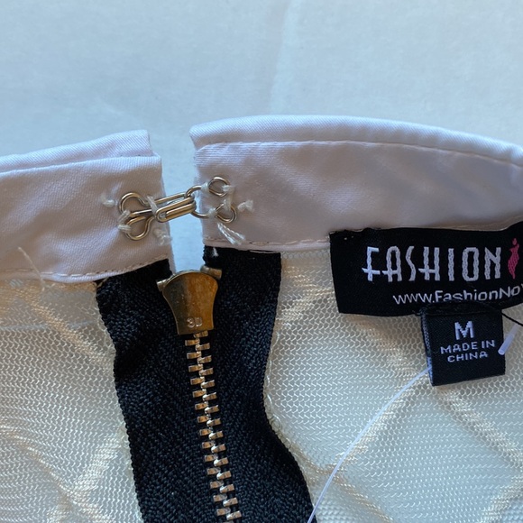 Mesh Insert Bodysuit Size Medium - Picture 12 of 16